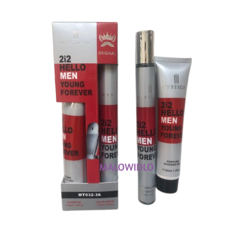 ZESTAW MĘSKI 2i2 HELLO MEN Perfumetka 35ml + Żel pod Prysznic 40ml